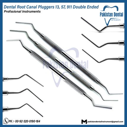 Dental Root Canal Pluggers 13, 57, 911 Double Ended