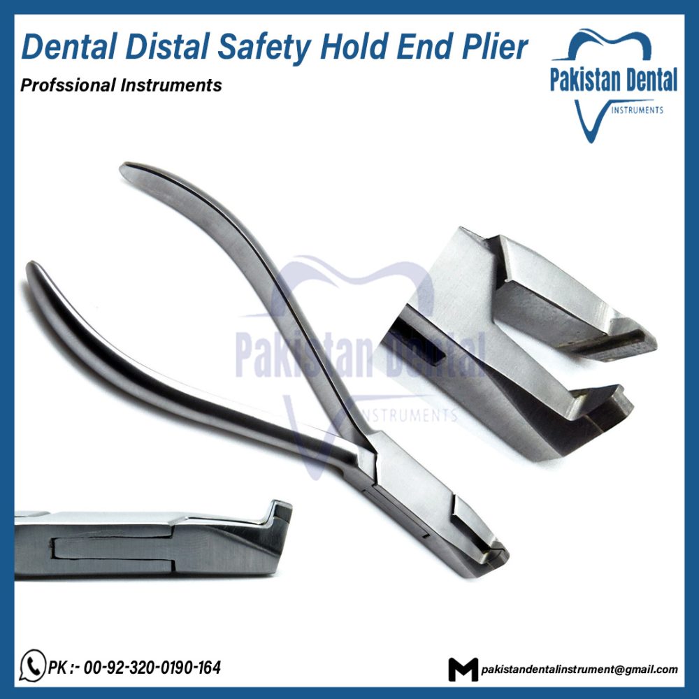 Dental Distal Safety Hold End Plier