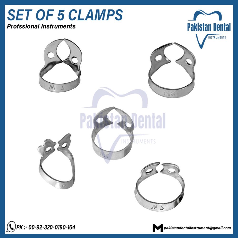 Set of 5 Clamps