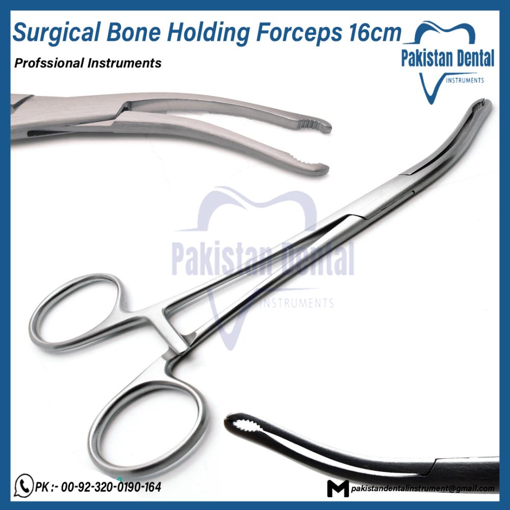 Surgical Bone Holding Forceps 16cm