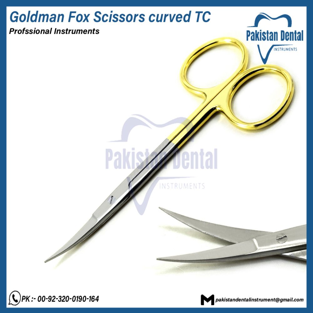 Goldman Fox Scissors curved TC