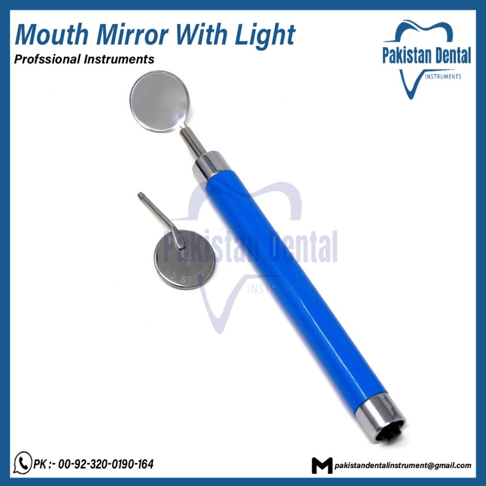 Blue Mouth Mirror With Light