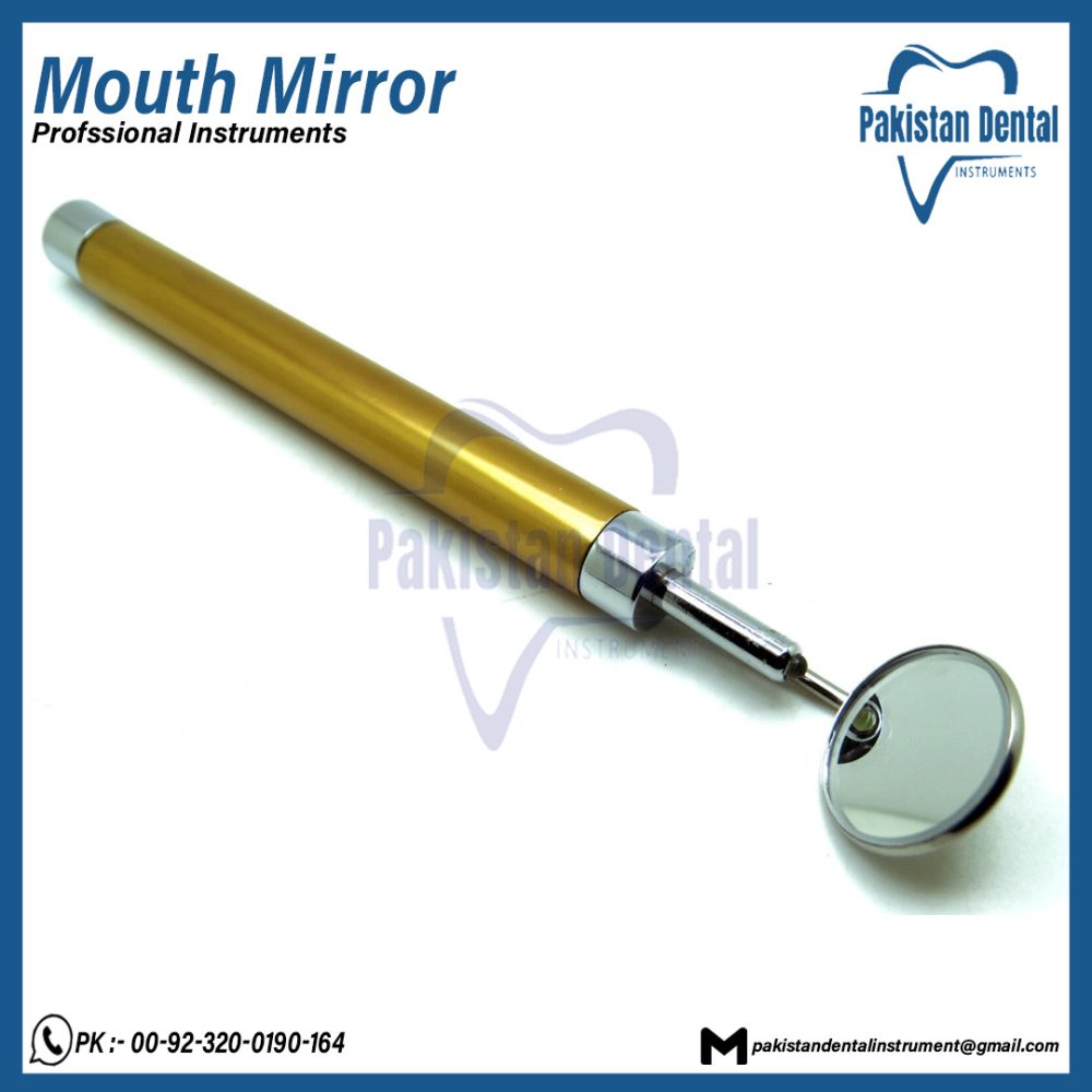 Gold Mouth Mirror With Light