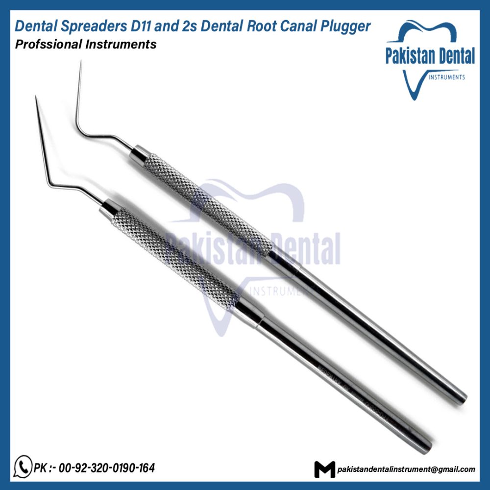 Dental Spreaders D11 and 2s Dental Root Canal Plugger