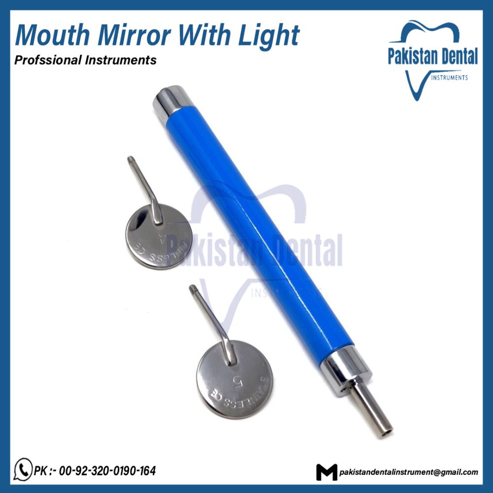 Blue Mouth Mirror With Light